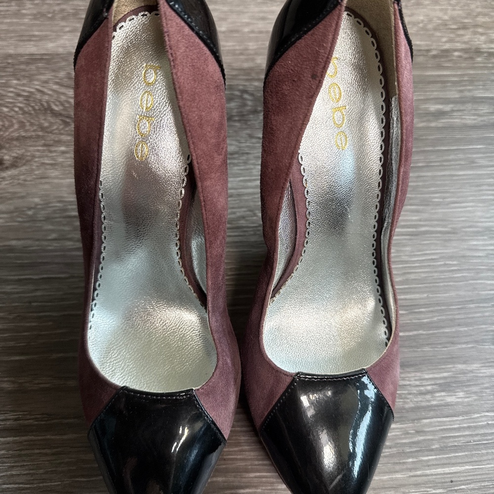 Bebe platform heel with details